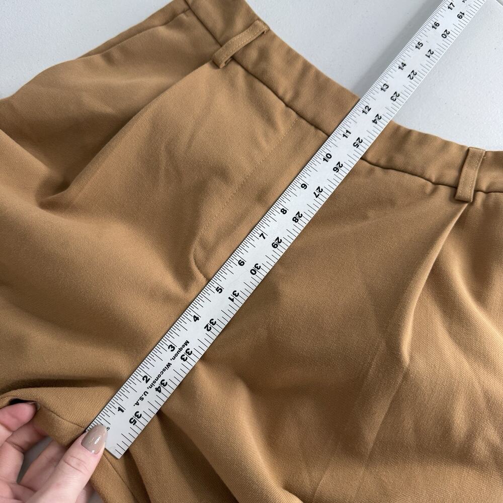 Samsoe Samsoe Paola Trousers Womens‎ Small Brown Sugar Wide Leg Minimalist Pants - Picture 9 of 13